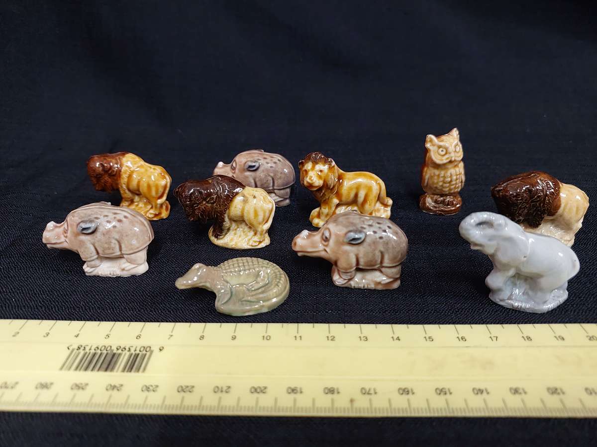 Stunning Collection of 10 Wade Whimsies in Great Condition