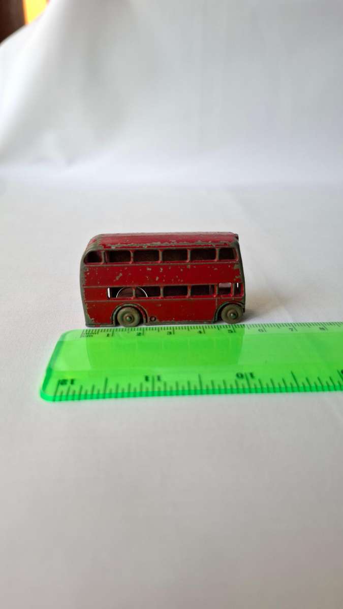 Vintage Lesney Diecast Model of the London Routemaster Double-Decker Bus - Well Played Condition