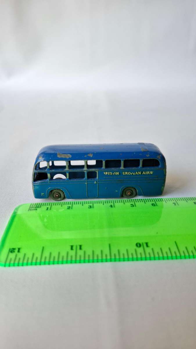 Vintage Lesney Diecast No. 58 Model of a British European Airways Bus - Good Condition