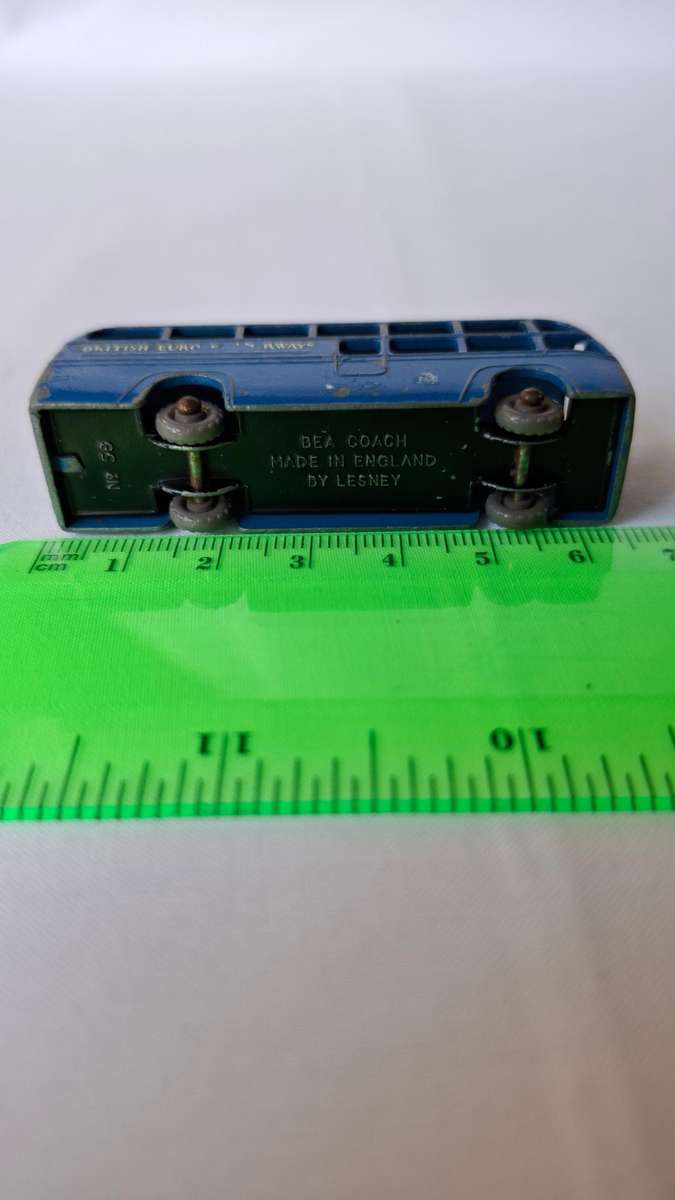 Vintage Lesney Diecast No. 58 Model of a British European Airways Bus - Good Condition