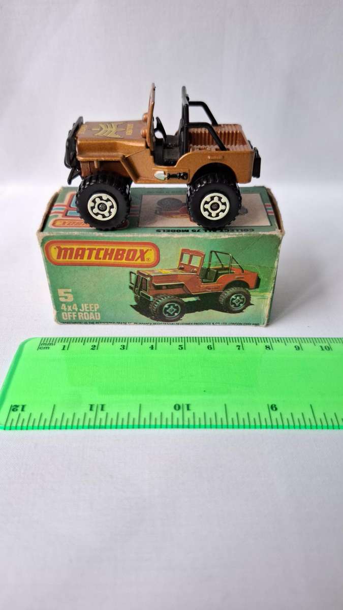 Vintage Matchbox Diecast No.98 "4x4 Jeep of Road Golden Eagle" Made By Lesney - Excellent Condition
