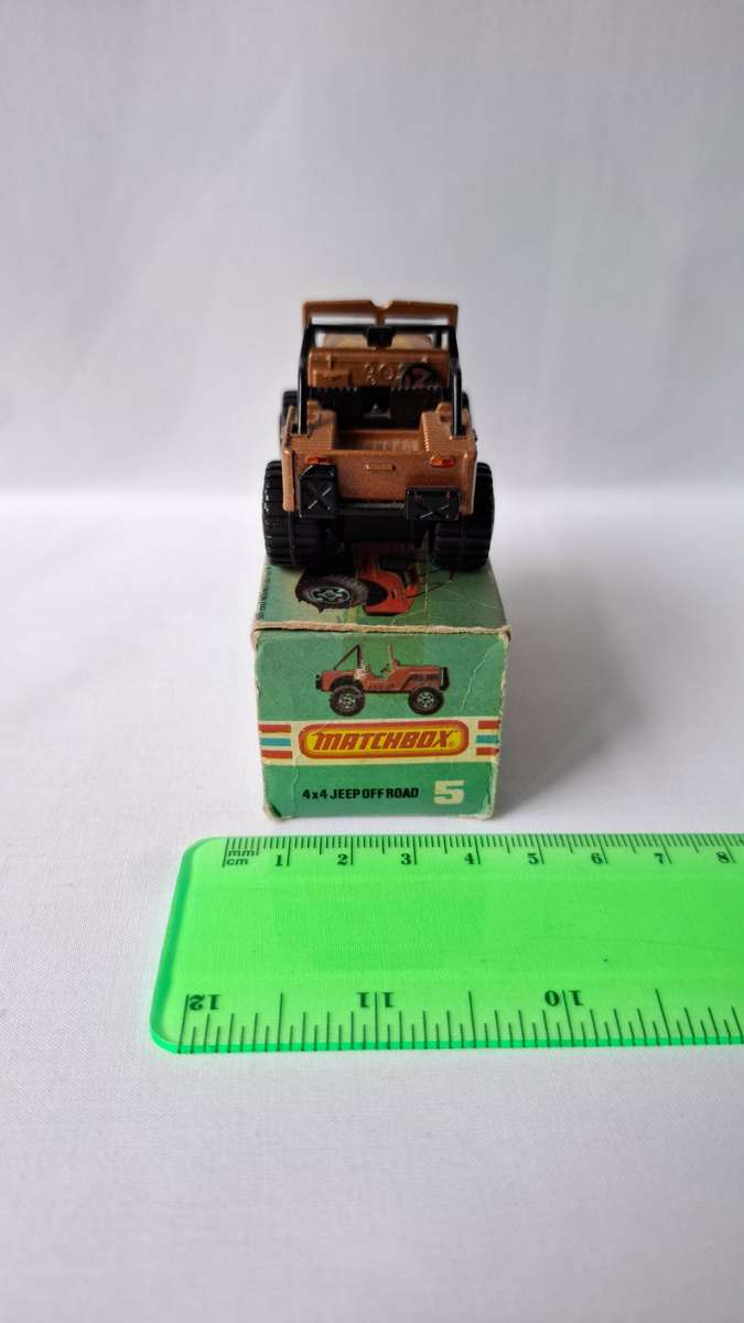 Vintage Matchbox Diecast No.98 "4x4 Jeep of Road Golden Eagle" Made By Lesney - Excellent Condition