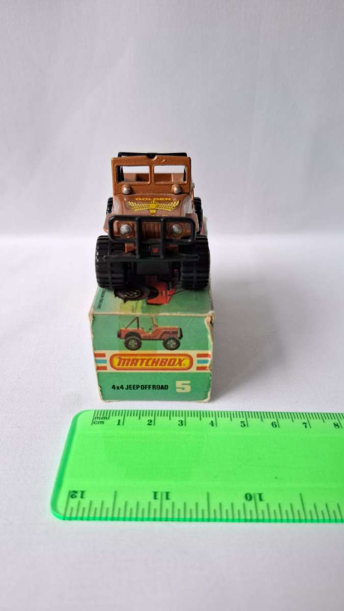 Vintage Matchbox Diecast No.98 "4x4 Jeep of Road Golden Eagle" Made By Lesney - Excellent Condition