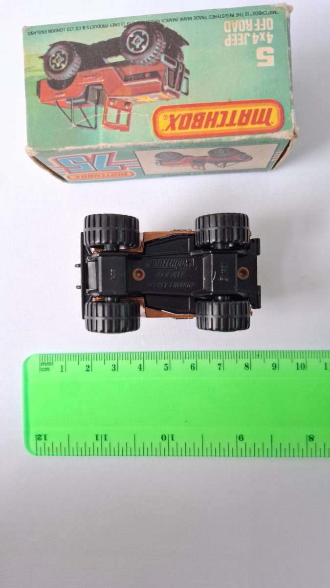 Vintage Matchbox Diecast No.98 "4x4 Jeep of Road Golden Eagle" Made By Lesney - Excellent Condition