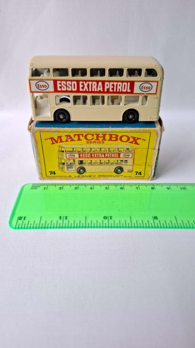 Vintage Matchbox Diecast No.74 "Daimler Bus EssoPetrol Version" Made By Lesney - Excellent Condition