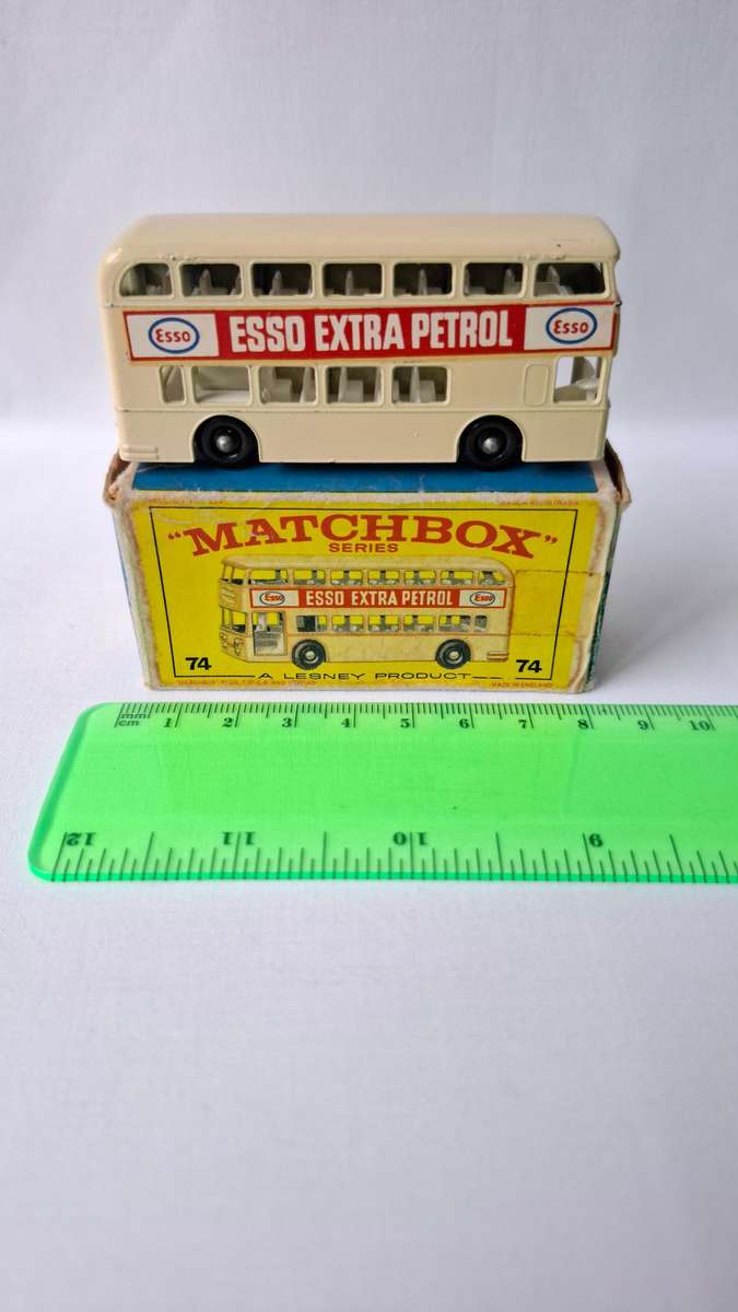 Vintage Matchbox Diecast No.74 "Daimler Bus EssoPetrol Version" Made By Lesney - Excellent Condition