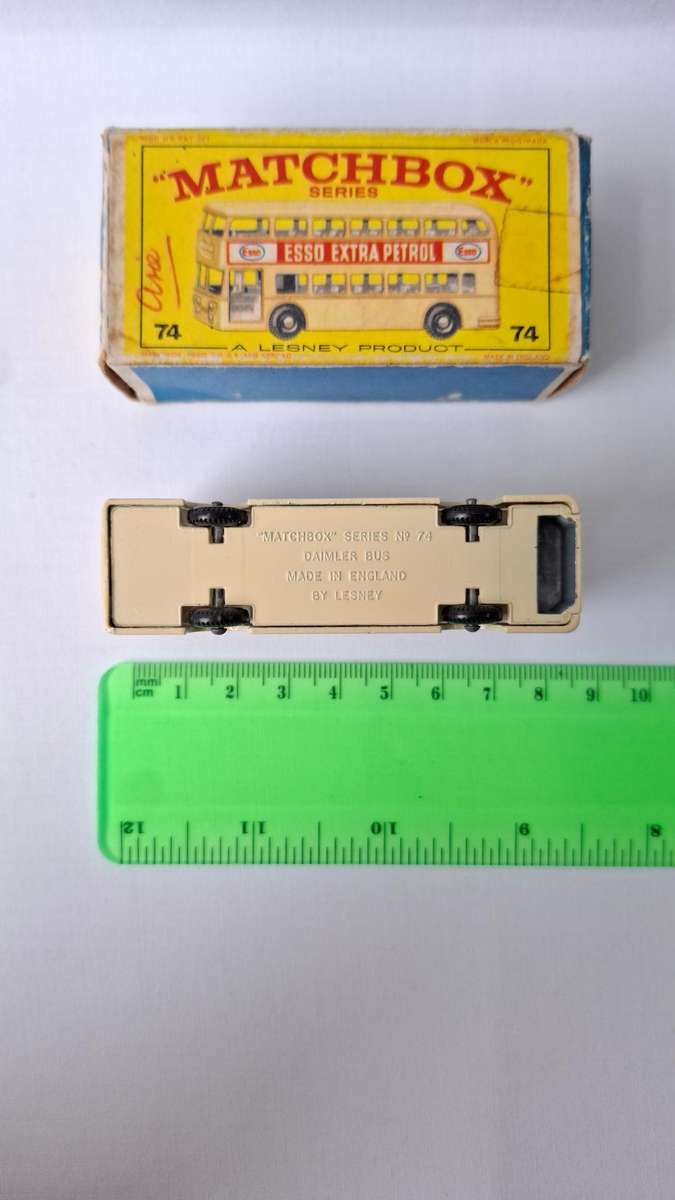 Vintage Matchbox Diecast No.74 "Daimler Bus EssoPetrol Version" Made By Lesney - Excellent Condition