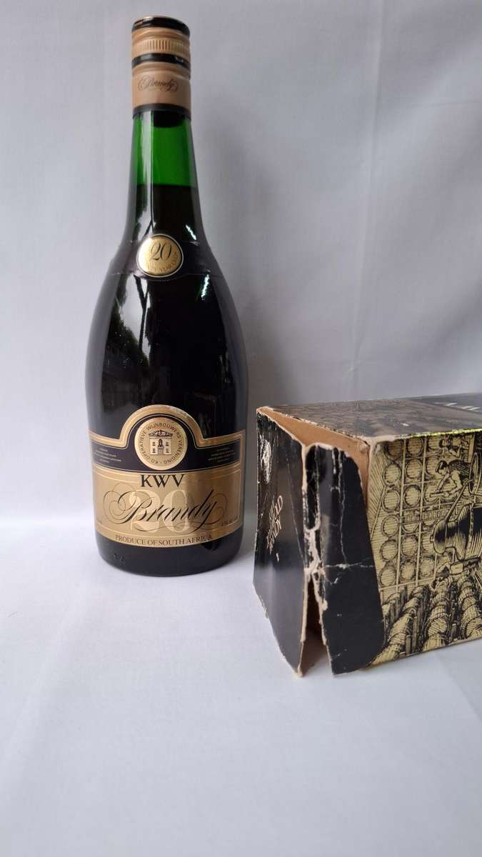 Vintage Old  KWV 20 Year Brandy  750ml - Sealed with Original Box See Description