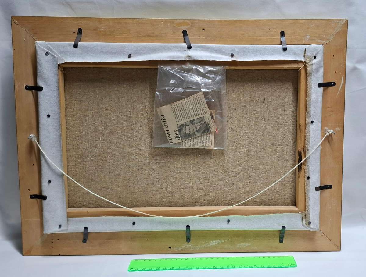 Stunning SA Artist Johan Bonthuys - Oil on Board - Cape Farm Scene - Signed - Frame Size 63 x 45