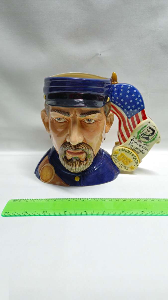 Large Royal Doulton Character Jug "U.S Civil War" Limited Edition 17 of 350 - Excellent Condition