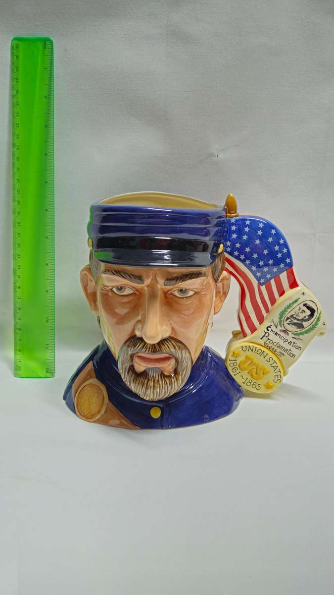 Large Royal Doulton Character Jug "U.S Civil War" Limited Edition 17 of 350 - Excellent Condition