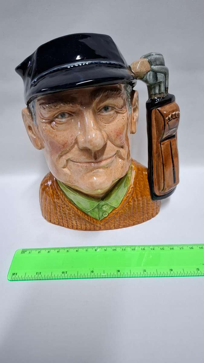 Royal Doulton Large Toby Jug "Golfer" D. 6623 - Excellent Condition