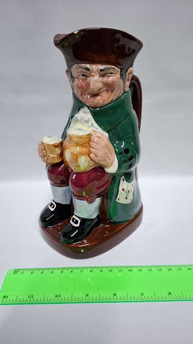 Royal Doulton Large Toby Jug " Old Charlie " D. 6069 - Excellent Condition