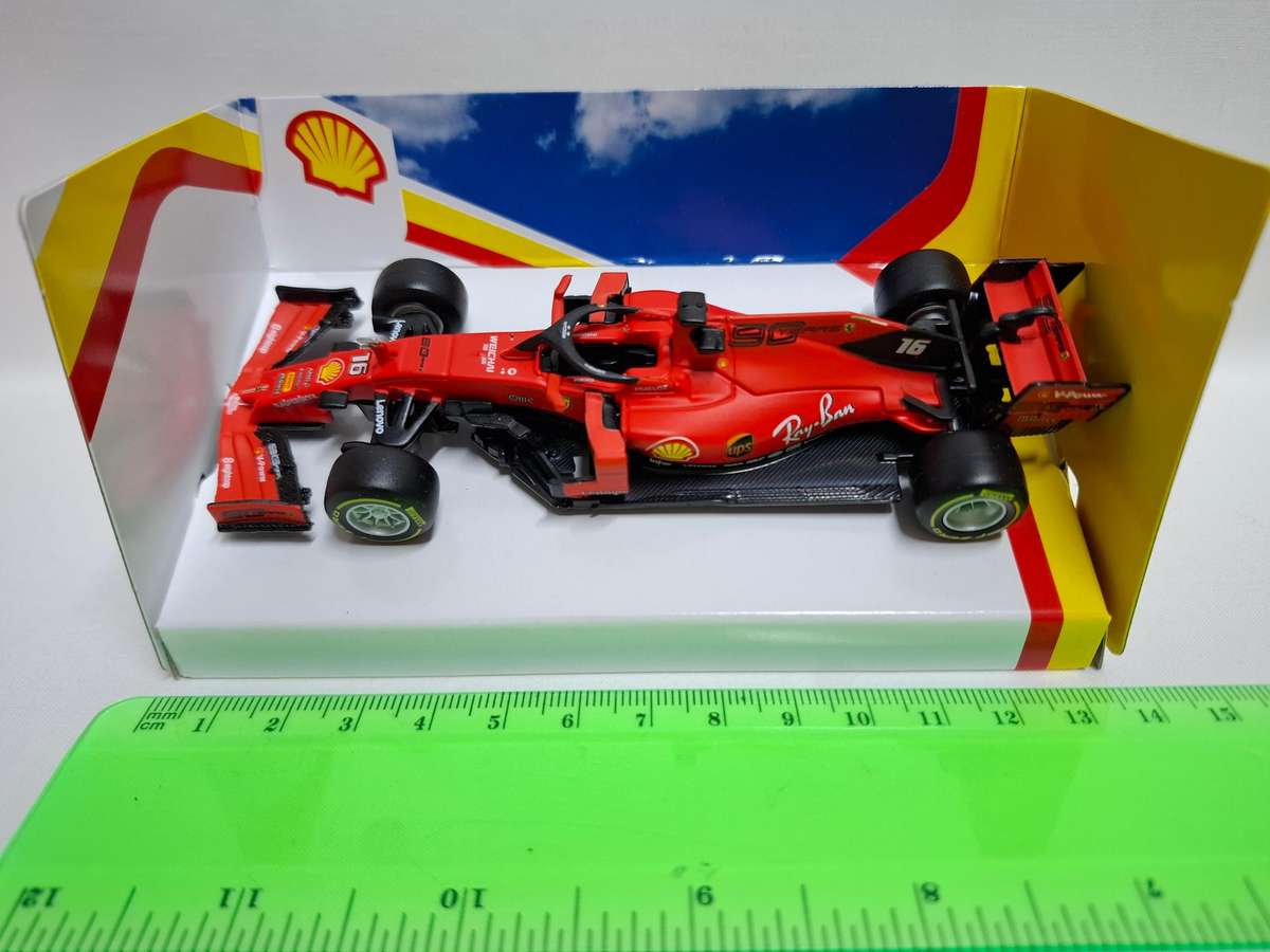 Ferrari SF90 Diecast 1/43 scale Shell's Innovation Partnership With Ferrari- Good Condition