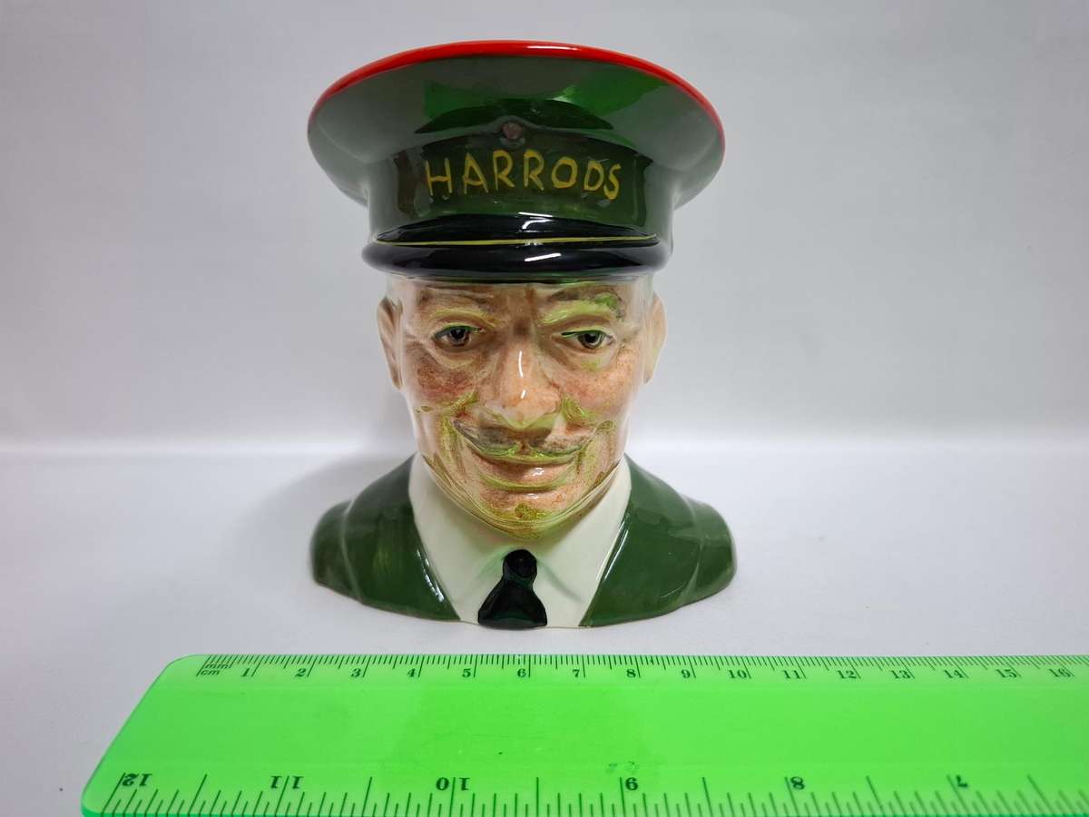 Vintage Carlton Ware Harrods Doorman Toby Jug 4497 - Excellent Condition