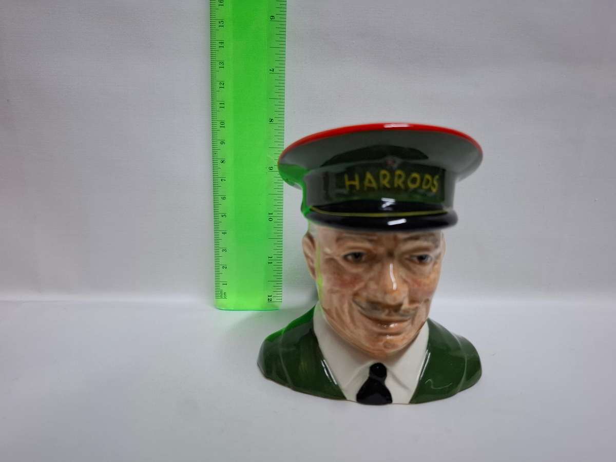 Vintage Carlton Ware Harrods Doorman Toby Jug 4497 - Excellent Condition