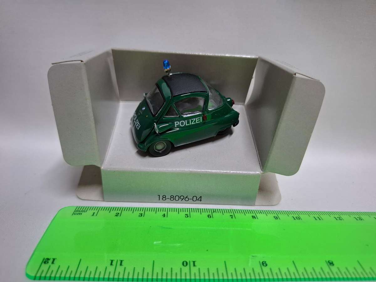 Schuco Diecast Model of a BMW Isetta 250 Police Livery - Excellent Condition
