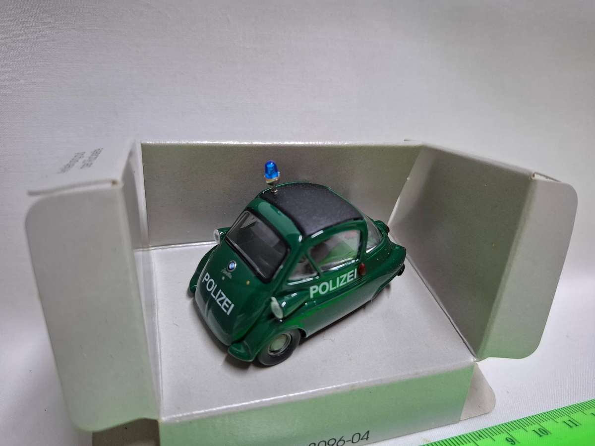 Schuco Diecast Model of a BMW Isetta 250 Police Livery - Excellent Condition