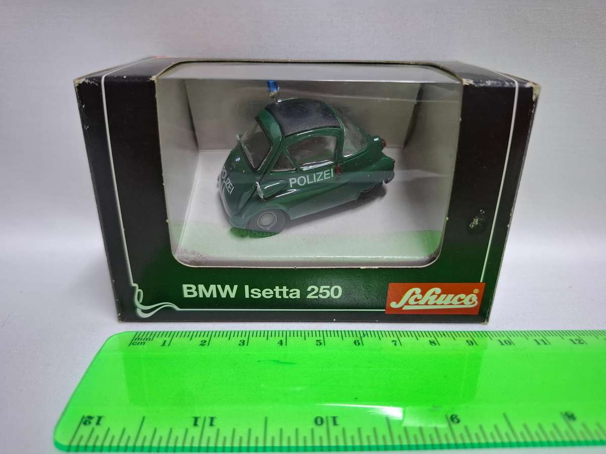 Schuco Diecast Model of a BMW Isetta 250 Police Livery - Excellent Condition