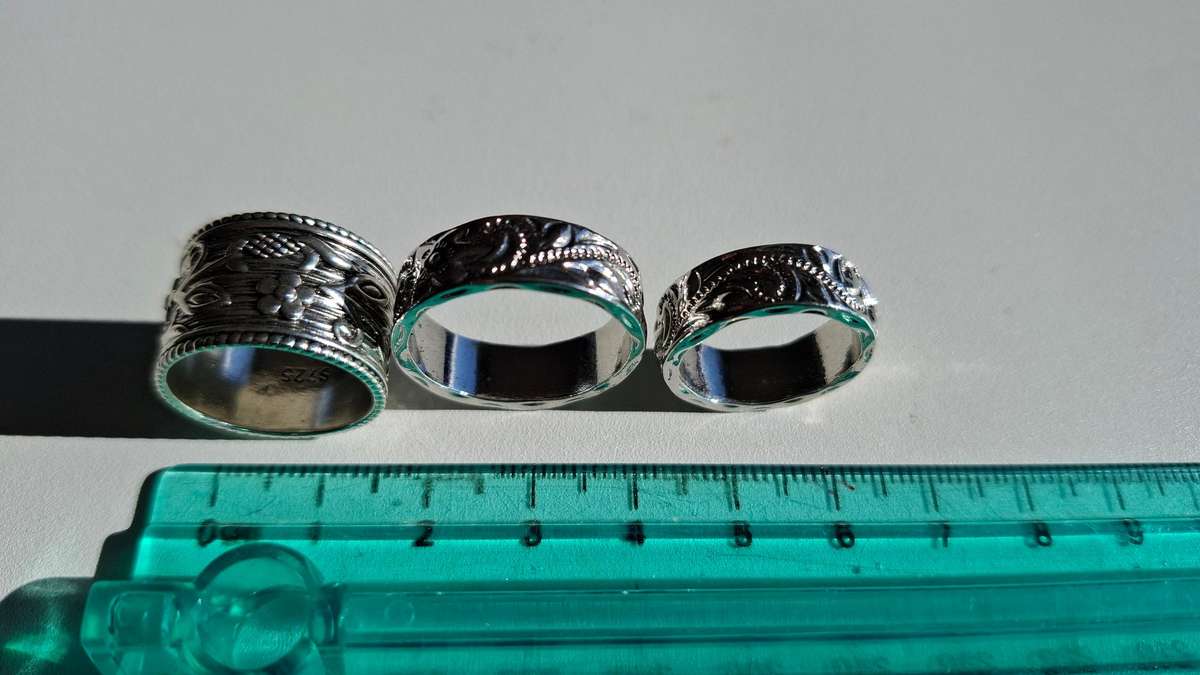 Three Costume Jewellery Designer Rings Bid for the Lot!!!
