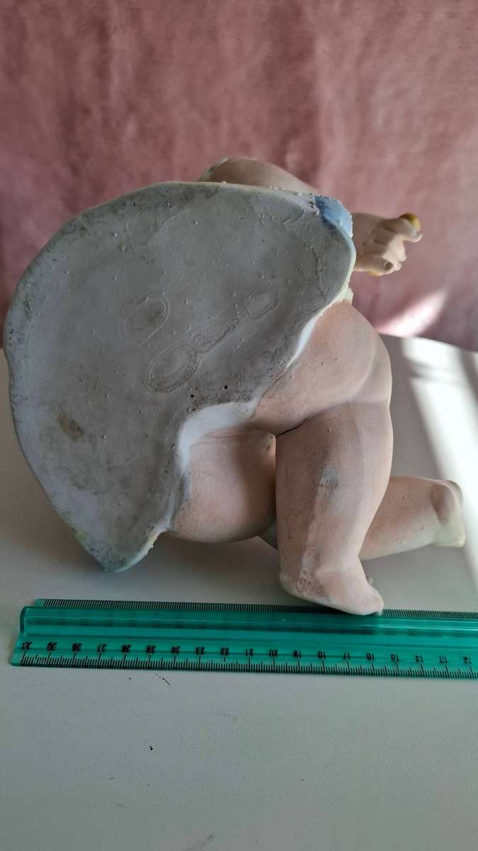 Very Rare German Antique Bisque Porcelain "Piano Baby" made by Conta & Boehme in Excellent Condition