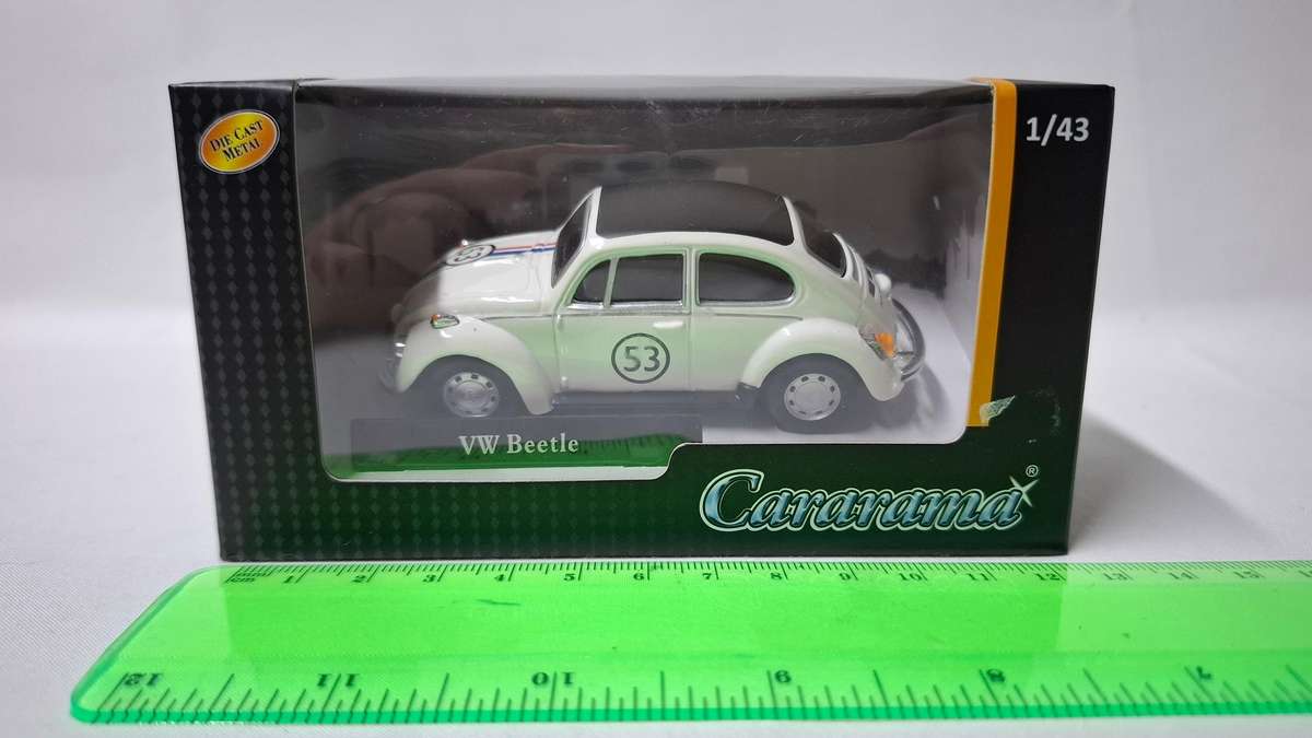 Cararama Diecast Volkswagen Beetle (Herbie) - Excellent Condition