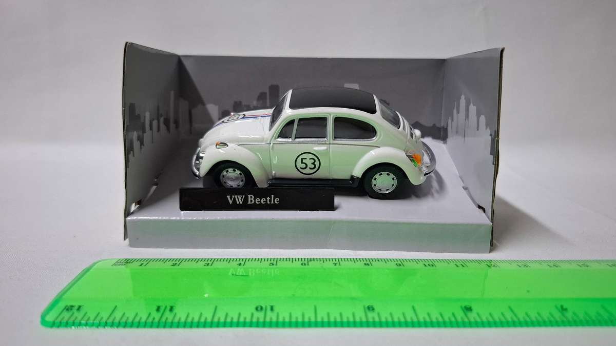 Cararama Diecast Volkswagen Beetle (Herbie) - Excellent Condition