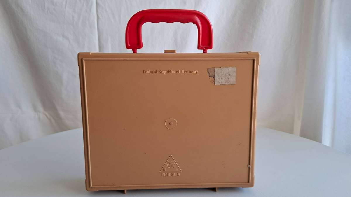 Vintage 1960's Walt Disney Prod Building Blocks in Original Holder(German Version)in Great Condition