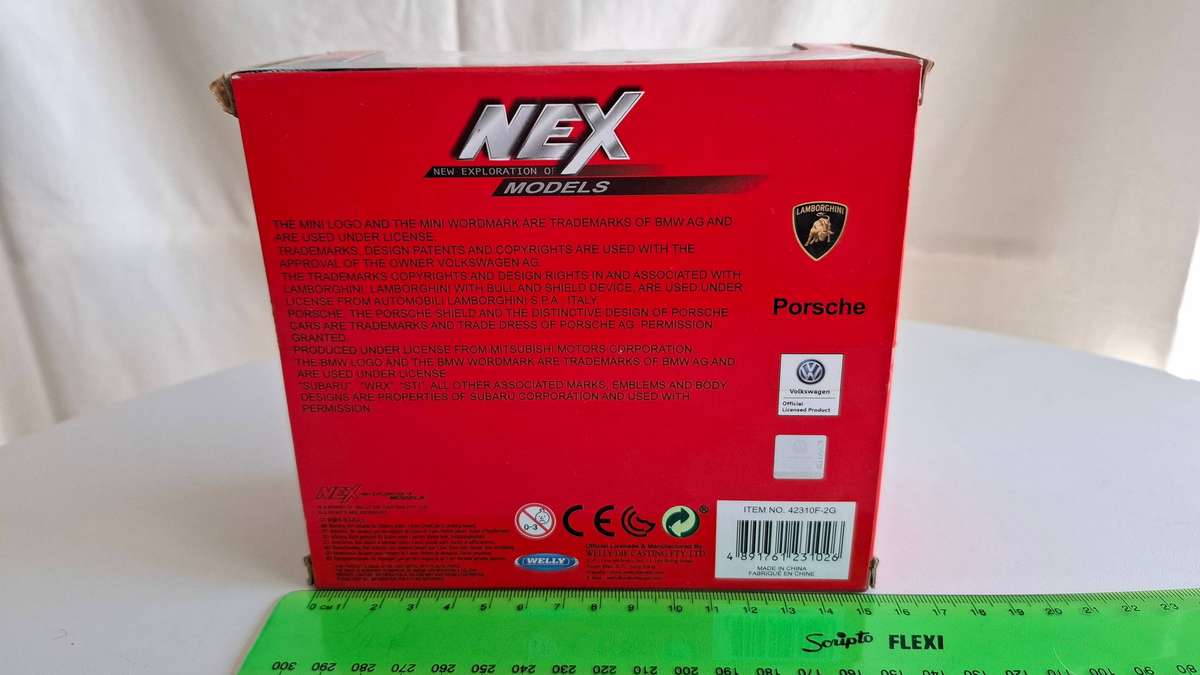 Stunning Welly Nex Models Twin Pack 1/32 Volkswagen Beetles - Good Boxed Condition