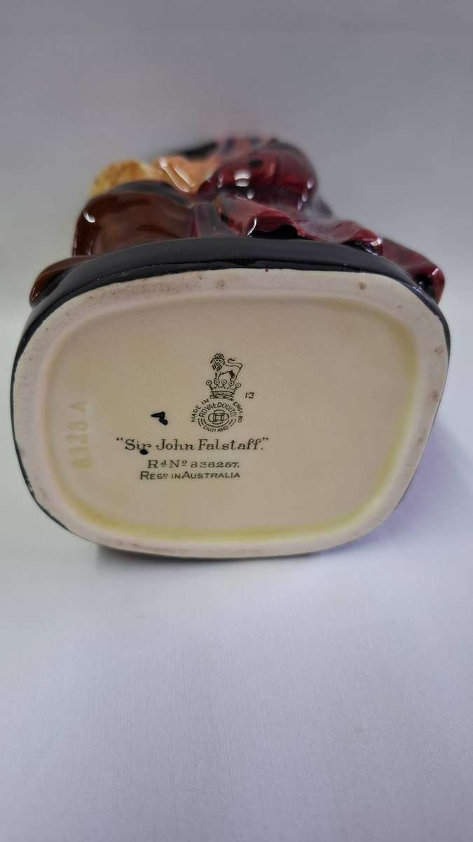 Royal Doulton Medium Toby Jug "Sir John Falstaff" No.8328 - Excellent Condition