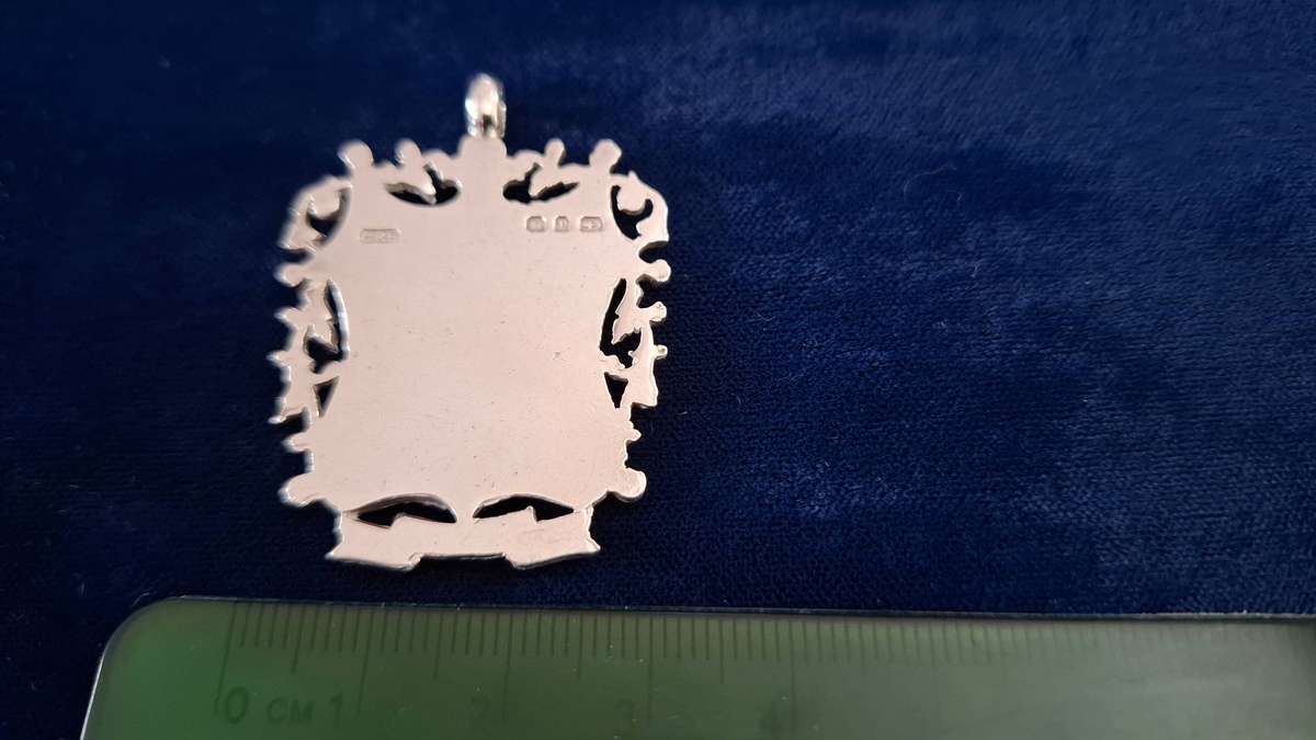 Vintage Birmingham Hallmarked Silver Medal (13.7 Grams ) in great Condition and Clearly marked