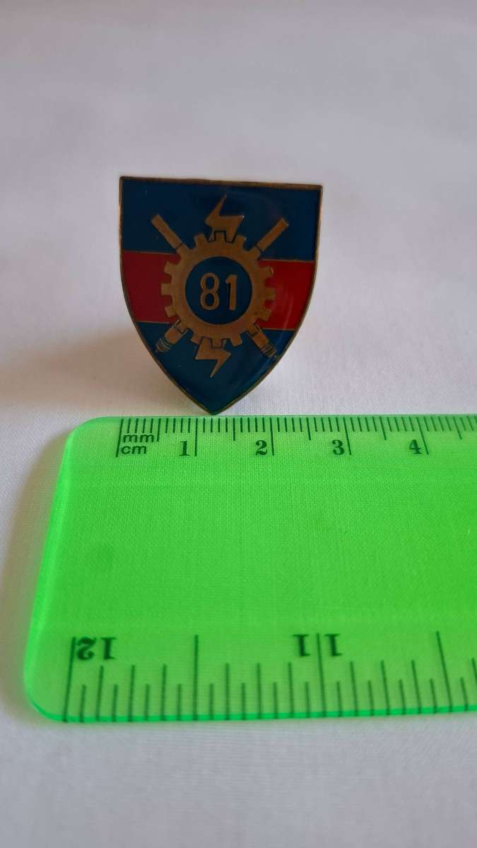 Small SADF 81 Technical Stores Depot Flash (one of three pins missing) - Good Condition
