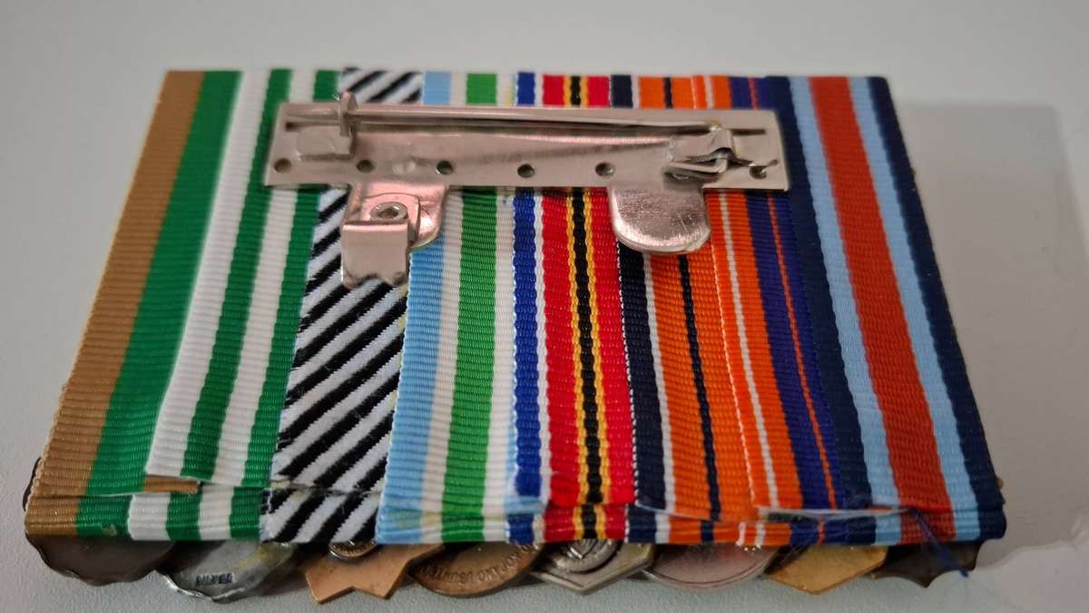 Set of Eight SADF Miniature Medals in Good Condition