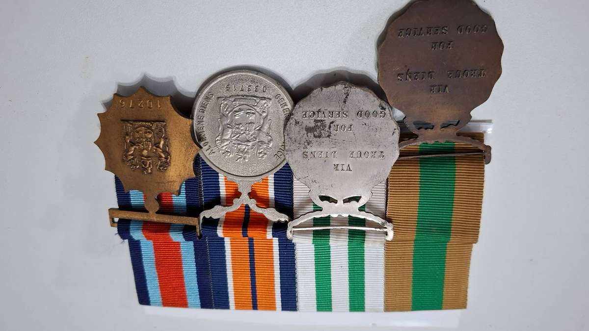 Set of Four SADF Full Size Medals in Good Condition