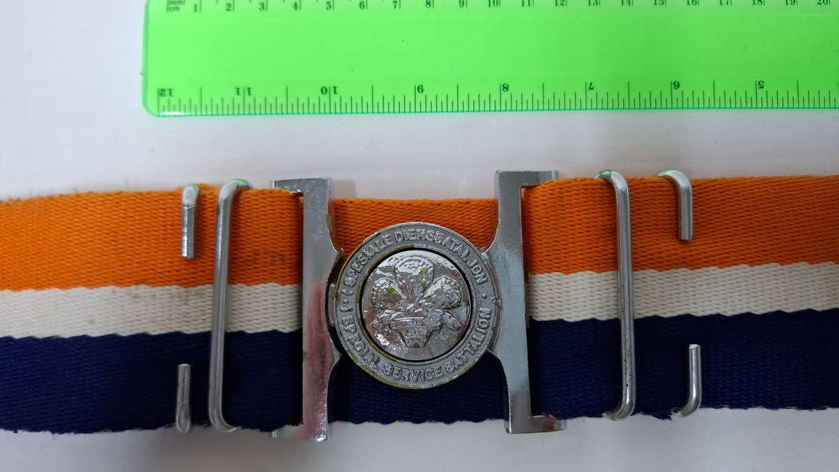 SADF Special Service Battalion Belt and Buckle - Good Condition