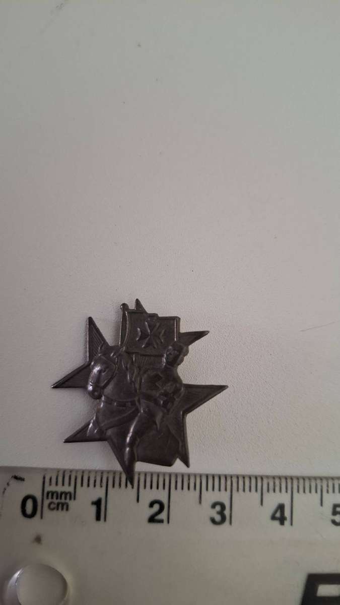 Rare South Africa Ophthalmic Hospital Baragwanath Johannesburg Knight and Horse Badge- Good Conditio