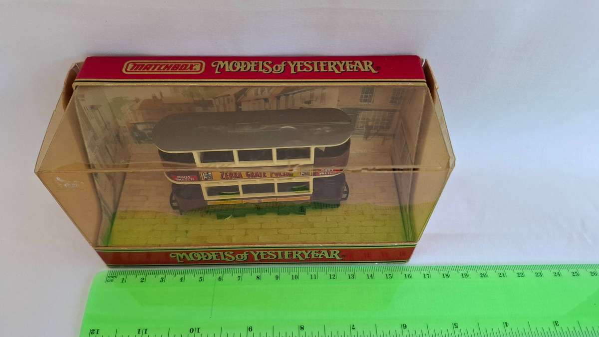 Vintage Matchbox Models of Yesteryear Scale 1:8 Y-15 Preston Tramcar - Original box slightly damaged