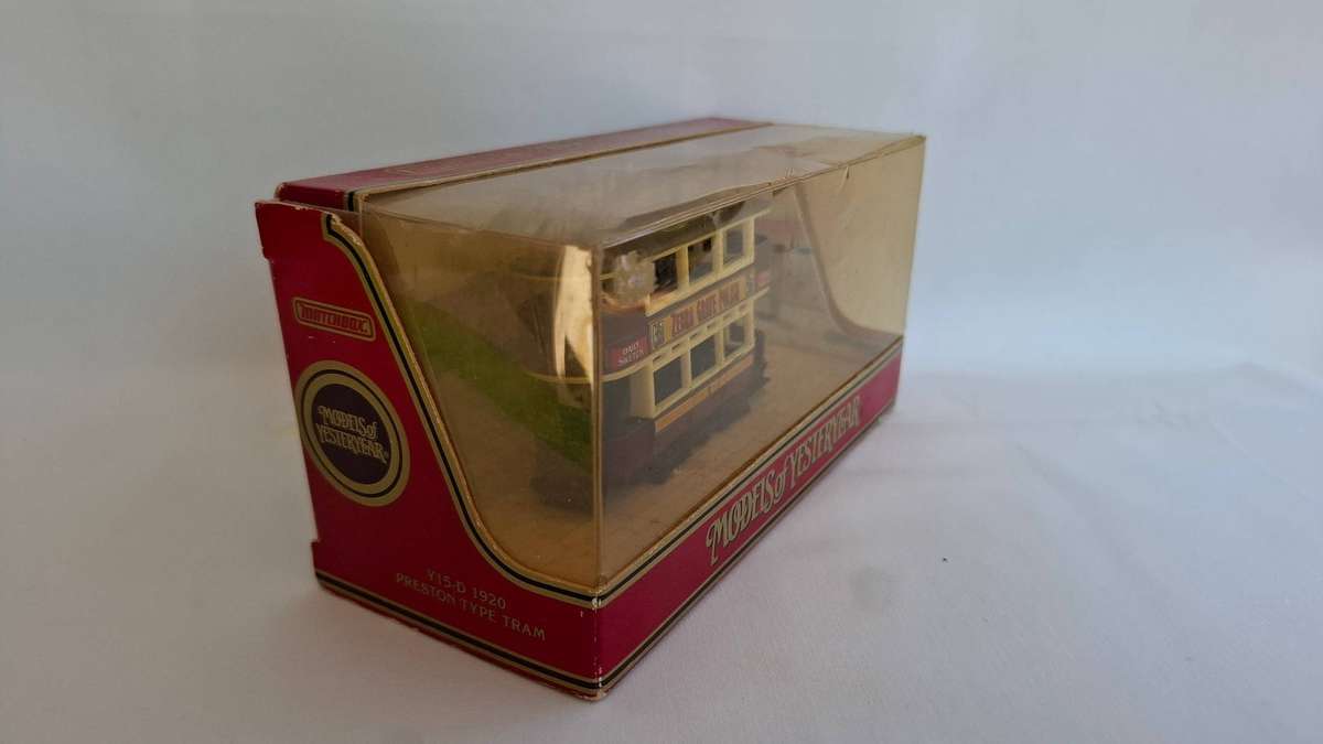 Vintage Matchbox Models of Yesteryear Scale 1:8 Y-15 Preston Tramcar - Original box slightly damaged