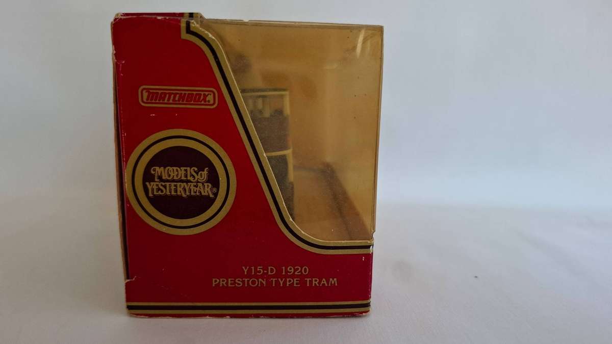 Vintage Matchbox Models of Yesteryear Scale 1:8 Y-15 Preston Tramcar - Original box slightly damaged