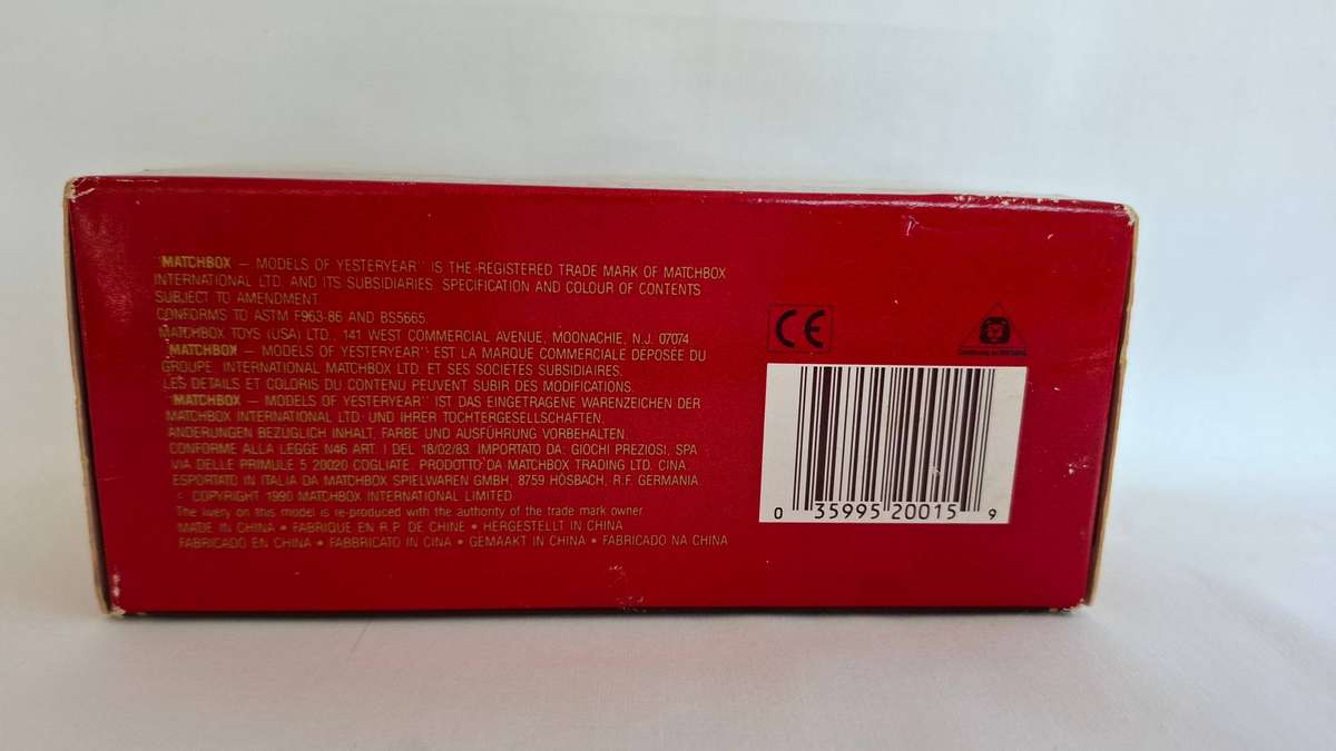 Vintage Matchbox Models of Yesteryear Scale 1:8 Y-15 Preston Tramcar - Original box slightly damaged