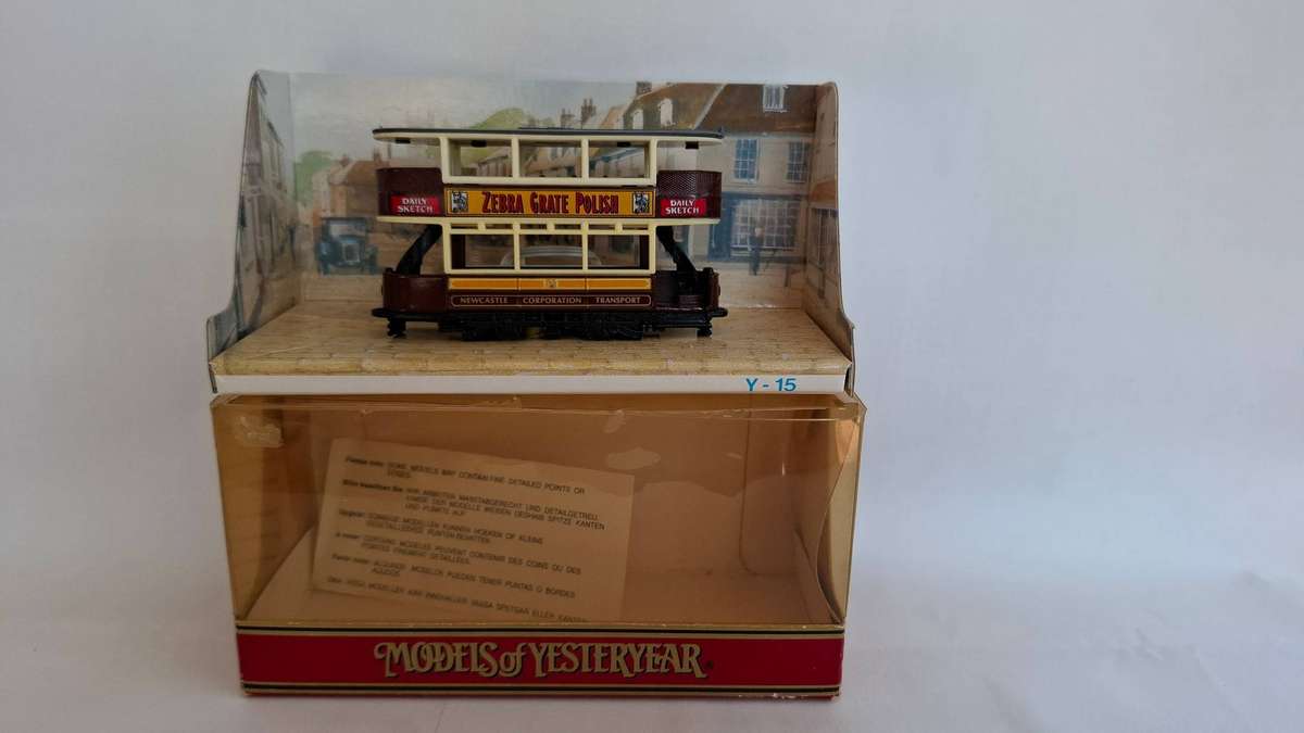 Vintage Matchbox Models of Yesteryear Scale 1:8 Y-15 Preston Tramcar - Original box slightly damaged