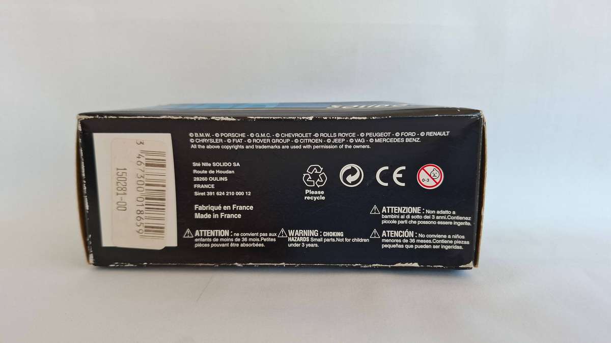 Vintage Solido 15100 Aston Martin DB9 - Scale 1:43 - Original box slightly damaged