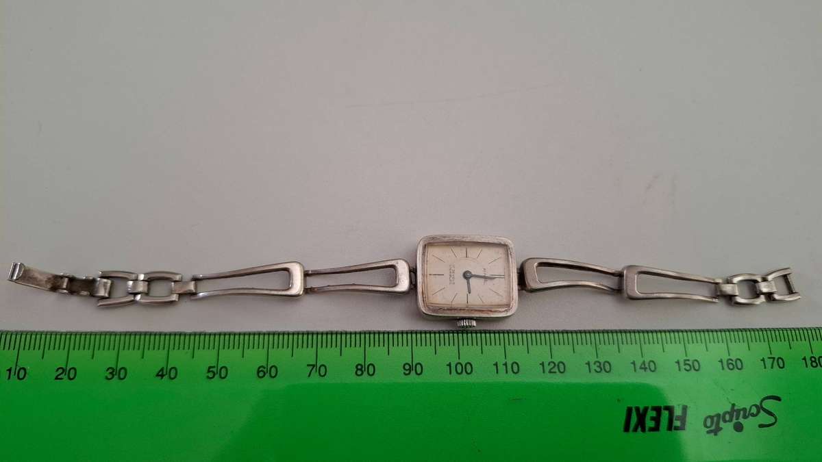 Stunning 835 Silver Rival 17 Jewels Incabloc Ladies Watch - Not Tested 18.2 grams