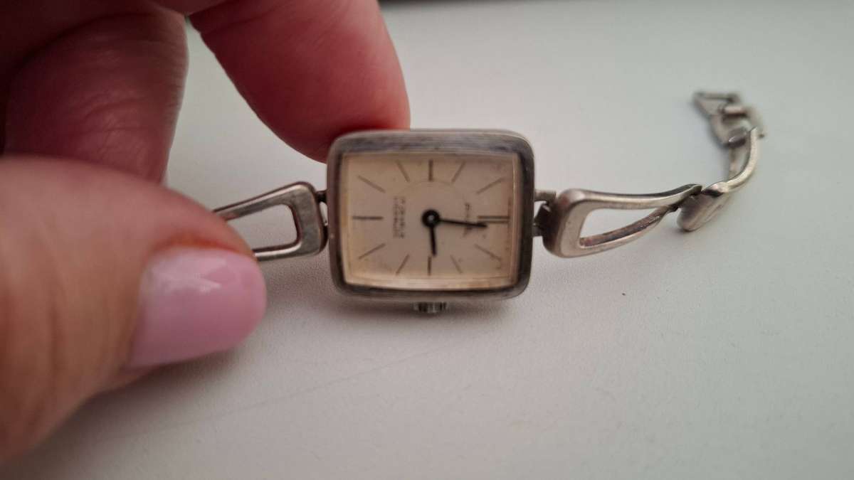 Stunning 835 Silver Rival 17 Jewels Incabloc Ladies Watch - Not Tested 18.2 grams