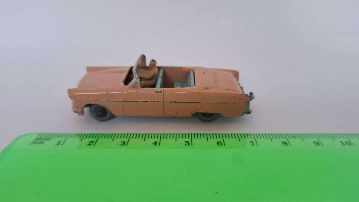 Vintage Lesney Diecast No. 39 Ford Zodiac Convertable -  Well Played Condition