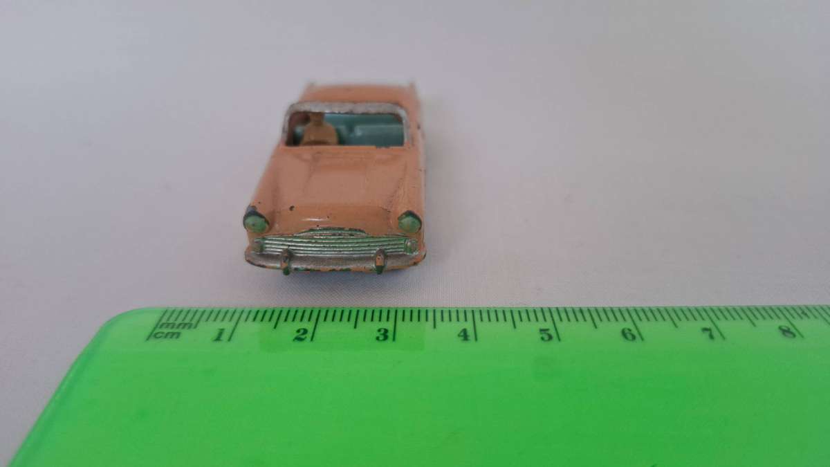 Vintage Lesney Diecast No. 39 Ford Zodiac Convertable -  Well Played Condition