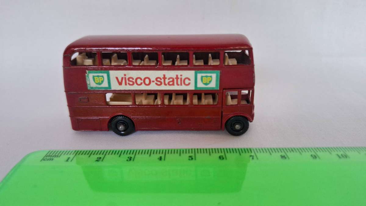 Vintage Lesney Diecast Matchbox  No.5 Routemaster Bus Advertising "BP Oil"- Good Condition