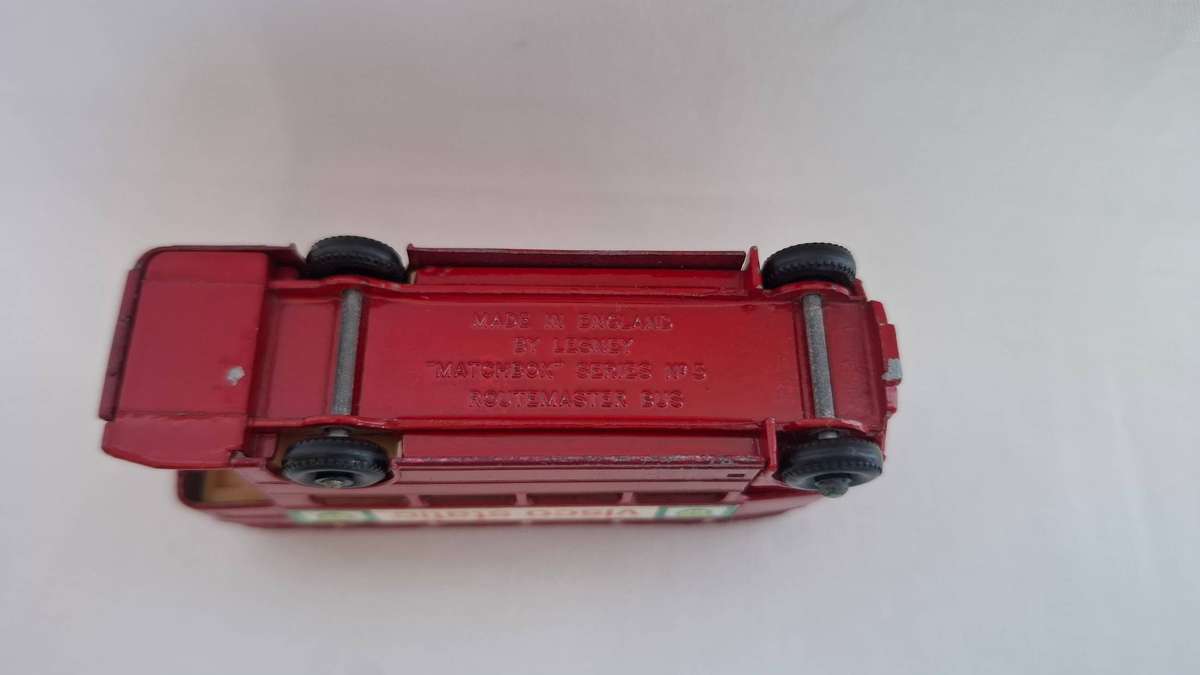 Vintage Lesney Diecast Matchbox  No.5 Routemaster Bus Advertising "BP Oil"- Good Condition