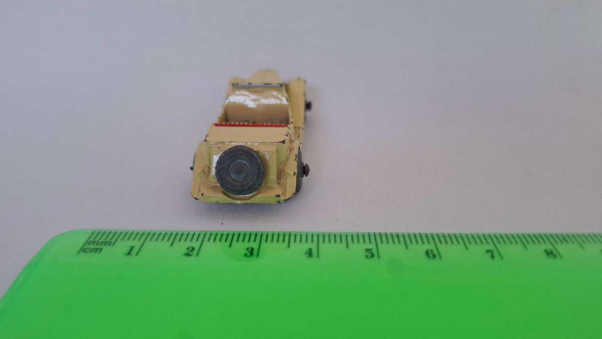 Vintage Lesney Diecast No. 19A MG Sports Car without driver - Well Played Condition