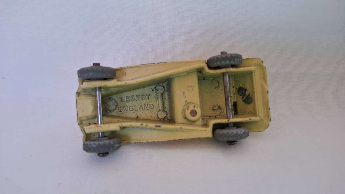 Vintage Lesney Diecast No. 19A MG Sports Car without driver - Well Played Condition